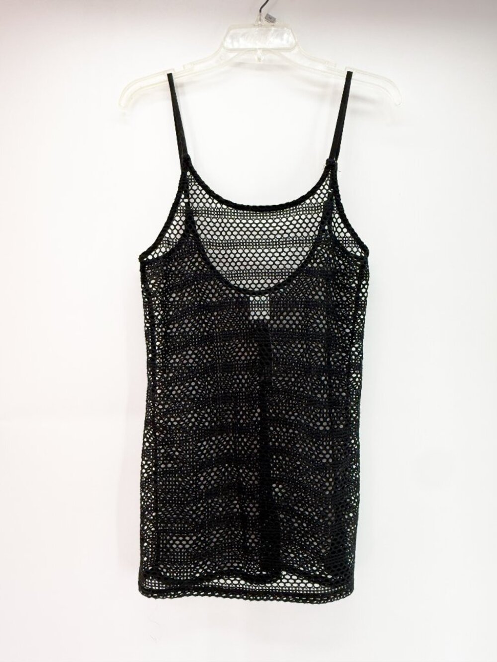 Wild Fable Black Mesh Crochet Short Beach Cover‑Up – Size XS (0-2) NEW - Picture 5 of 10